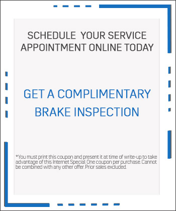 Complimentary Brake Inspection
